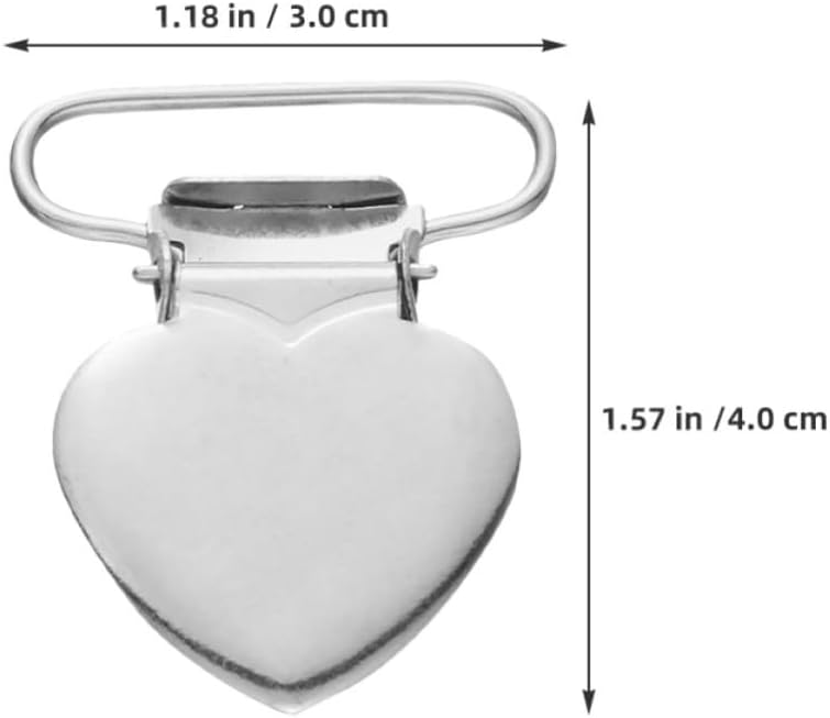 Kichvoe Suspender Clips Iron Sheet Fasteners 40pcs and Flexible Adjustment Design Heart Shaped Metal with Quick Release Mechanism Sturdy Straps for Mattress Pad Cover and Sofa Cushion