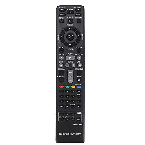ALLIMITY New Remote Control AKB73775801 for LG 3D Blu-ray/DVD Home Cinema/Theater System BH4030S BH5540T BH6530T BH6530TW BH6540T BH6540TW LHB655NW LHB655W LHB675