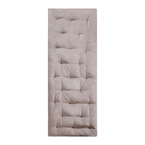 Intelligent Design Edelia Foldable Poly Chenille Light Weight Lounge Floor Pillow Cushion Tufted Seat for Meditation, Game Playing, Yoga, Reading with Travel Wrap, 74x27, Blush