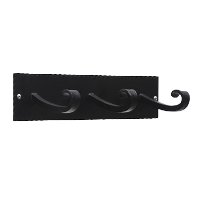 Achla Designs Lodge Wrought Iron Triple Hook Wall Bracket