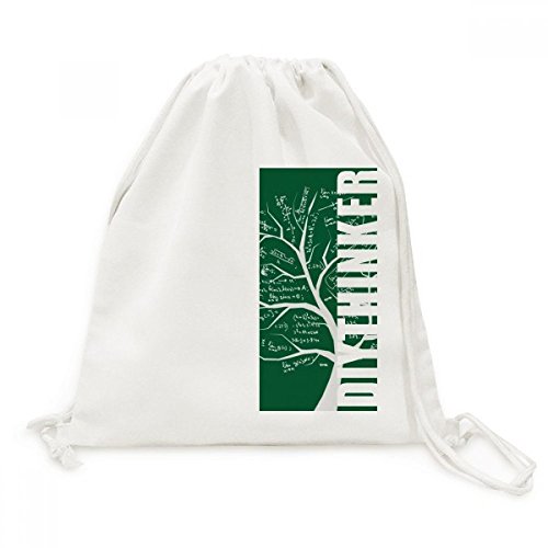 Toile drawstring backpack pour ranger vos affaires de cours et de voyage