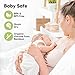 Organic Nursing Pads - 14 Washable Breast Pads for Breastfeeding, Wash Bag, Viscose Derived from Bamboo Reusable Nipple Covers for Breastfeeding Essentials, Soft & Absorbent (Bare Beige, L 4.8