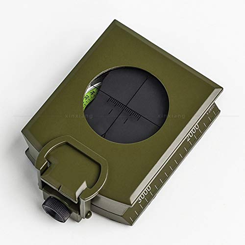 Boussole de précision et gradient mètre avec loupe lumineuse de voyage en plein air - 2