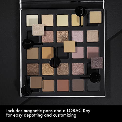 Lorac Pro Matte & Shimmer Eyeshadow Palette, Meraki | Glitter | Mirror Compact | Cruelty Free, Gluten Free, Vegan #TOP7