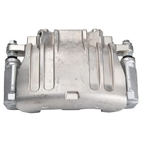 Image of TRQ Front Driver and Passenger Side Brake Caliper Set Caliper Brackets Compatible with 05-11 Chrysler 300 with Dual Piston Calipers without Brembo Brake Calipers