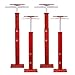 Hocamel 4 Pack House Jacks for Leveling 19''-36''Adjustable Support Jack,17636LBS Max Capacity Each Screw Pole Jack,for Temporary Support for Leveling-Red