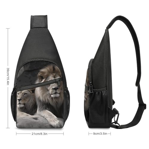 Mochila tipo sling unisex ligera para hiking y viajes miniatura 2