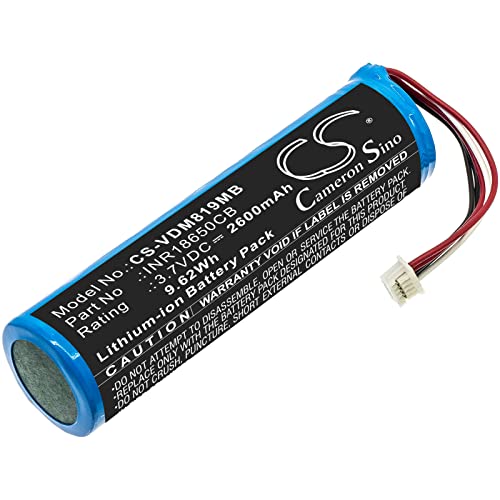 ELMEKO Substituição para bateria compatível com VTech INR18650CB, VM819 (2600mAh/3,7V)