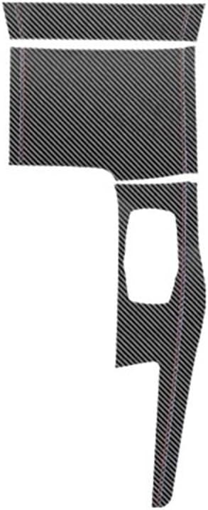 Compatible G30 G32 G38 Car Interior Center Console Gear Shifter Panel Trim Cover Performance Sticker Accessories(Carbon Leather LHD)