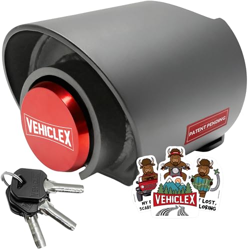 Vehiclex 2-5/16-Inch Trailer Coupler Lock with Weatherproof Shield