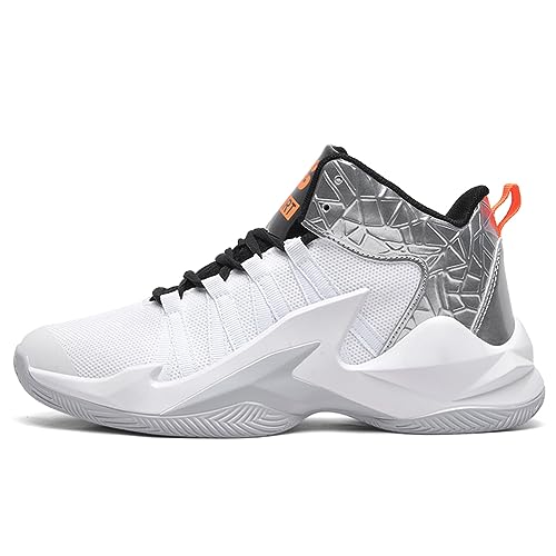 ESXGED Womens Lightweight Basketball Shoes Mens School Training Running Non-Slip Casual Shoes Comfy Sneakers2