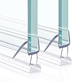 FCSOTSPS Shower Door Bottom Seal Set - 4 PCS 3/8" x 36" Shower Door Sweep for 3/8 Inch Glass, Framel