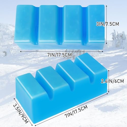 1.3 LB Large Snowboard Wax Universal Ski Wax Snow Block Wax, 7 x 3.5 in Snowboard and Ski Wax for Protecting The Ski and Snowboard Accessories - Thumbnail 3