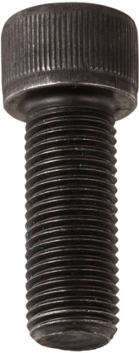 Black Oxide Alloy Steel Hex Socket Head Cap Screw, Self Locking, 3/8"-24 Thread Size, 1" Length, Fully Threaded (Pack of 10) - Thumbnail 2