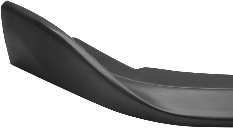 Front Bumper Lip Compatible With 2012 Honda Civic, CS2 Style Black PU Front Lip Finisher Under Chin Spoiler Add On by IKON MOTORSPORTS