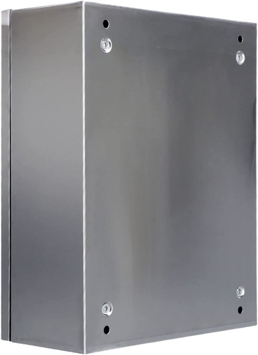 Cajas de empalmes eléctrica Caja Eléctrica De Acero Inoxidable, Caja De Conexiones IP 67, Caja De Medidor, Cajas De Proyecto Montadas En La Pared Con Placa De Montaje, Caja De Control Interior Y Exter