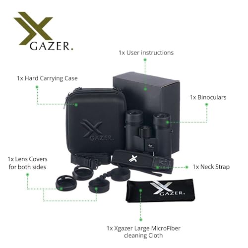 Xgazer Optics 10x50 Ultra HD Binoculares Impermeables miniatura 7