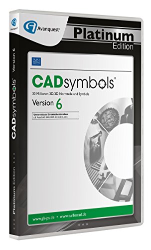 Preisvergleich Produktbild TurboCAD CADSymbols 6 - Avanquest Platinum Edition