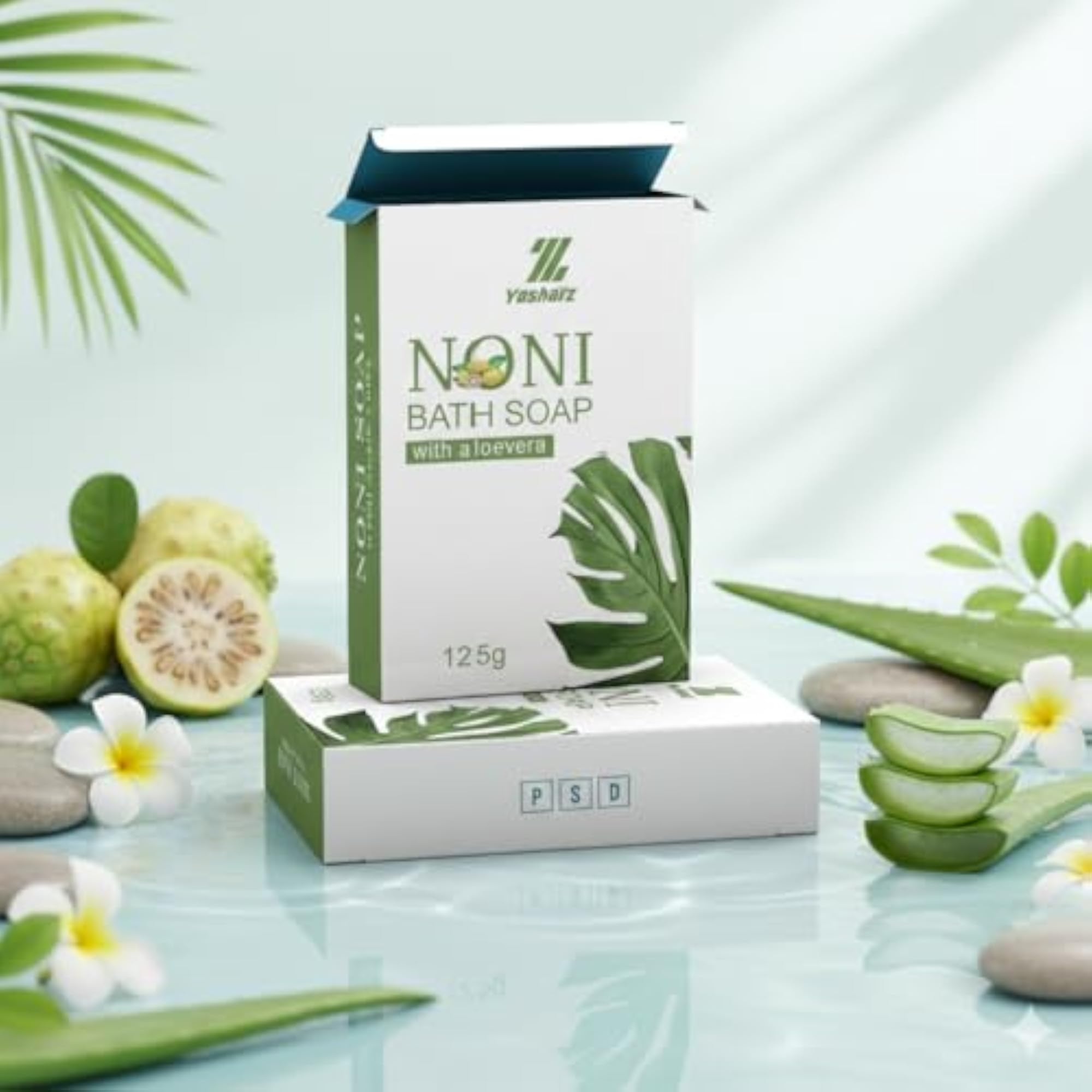 YashBiz Noni & Aloe Vera Soap - 125g