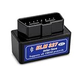 OBD2 Scanner Bluetooth 5.1 Adapter for iPhone and Android, Black