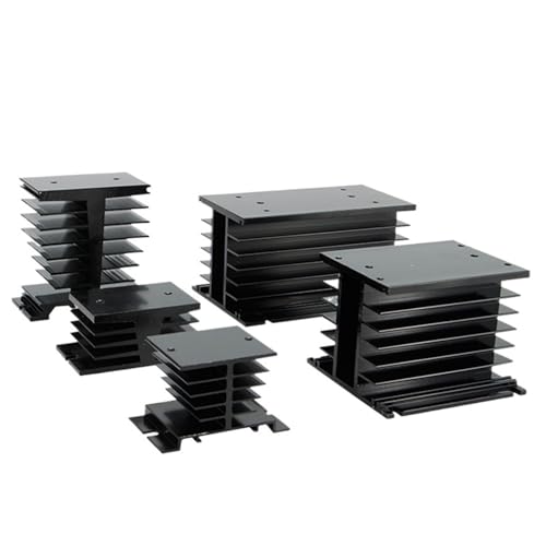 Radiateur SSR aluminium noir haute conductivité 10A-200A - 3