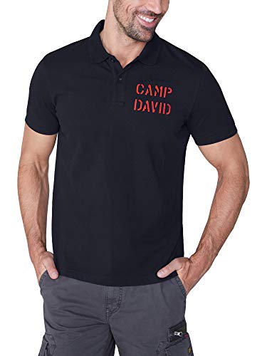 Preisvergleich Produktbild Camp David Herren Basic Poloshirt aus Piquee mit Logostick