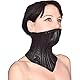 Honeylust - Verschließbares Bondage Halskorsett mit Kinn - Fetisch Halsband für eine gerade Kopfposition - BDSM Sexspielzeug für stille Sklaven