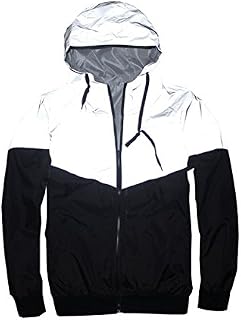 TR Mens 3M Reflective Jacket Coat Hight Visibility Cycling Jacket