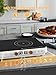 Induction Cooktop 2 Burners, Double Induction Griddle Cooktop 1800W with Removable Iron Cast Griddle Pan Non-stick, Independent Temperature Control, 8 Power Levels, 99 Min Timer for Magnetic Cookware