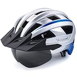 【Leicht & Sicher】 VICTGOAL MTB Helm ist nur 310g schwer, besteht aus hochwertigen EPS geschäumten PC-Schalen, damit ist er sehr haltbar und angenehm zu tragen und kann die Kollision abfangen, um Ihren Kopf zu schützen und mehr Sicherheit anzubieten.
