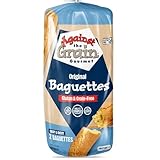 Against the Grain Gluten-Free Original Baguettes, 15 oz, No Grains, Seed Oils or Preservatives; Frozen Bread, 2 Baguettes