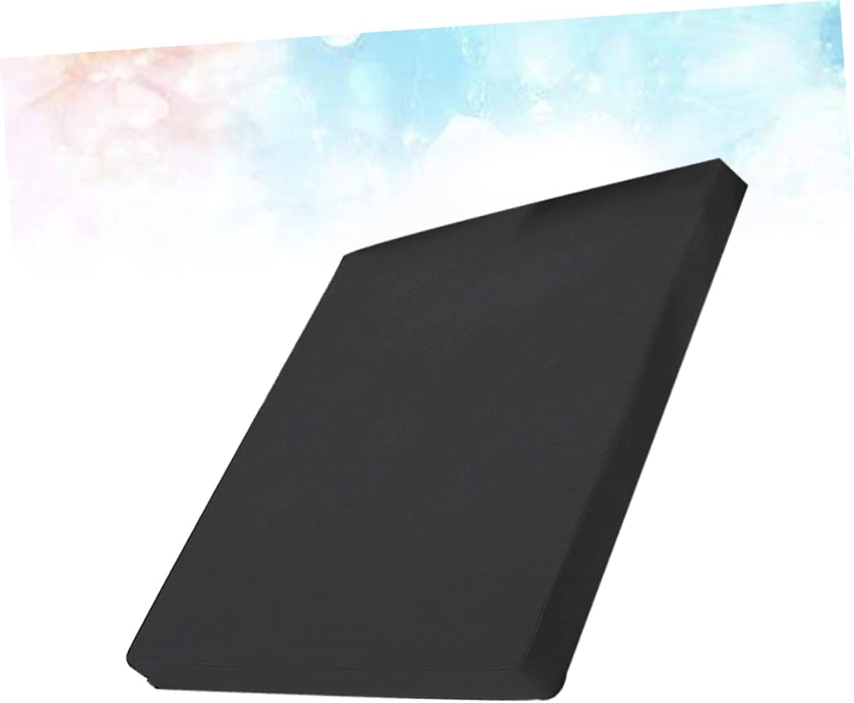 BESTYASH Waterproof Mattress Protector 150x200x30cm Machine Washable Pure Mattress Cover for Urine Separation Care Black