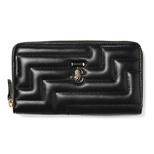 [ジミーチュウ] レディース 財布 長財布 ブラック PIPPA NBA ソフトグレイニー [並行輸入品]