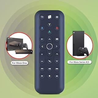 Replacement for 8Bitdo Media Remote Control, for Xbox One, Series X|S, Short Edition - No Setup Required, Black