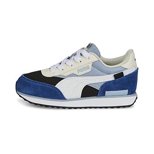 Puma Future Rider Splash Sneaker, Blue Wash Black White, 13 Us Unisex Little Kid #TOP30