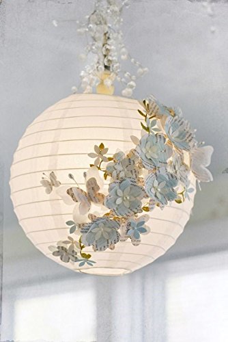 Supla 20 Pack Chinese White Paper Lantern Hanging Paper Lanterns White Round Paper Lanterns 4” 6” 8” 10” 12” White Hanging Lanterns Wedding Party Decorations #TOP5