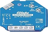 Inhalt: 1 Stück Eltako 2719520 Led-Dimmschalter 12-36 V DC, 4 A, ELD 61