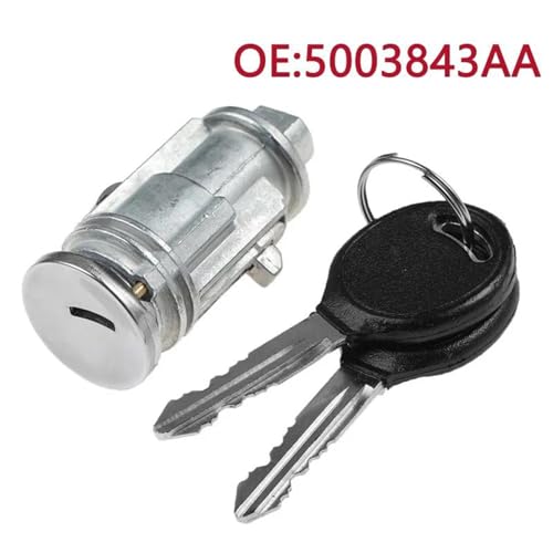 Cylindre baril serrure d'allumage 5003843AA avec 2 clés pour Jeep Commander 2006-2008 - 3