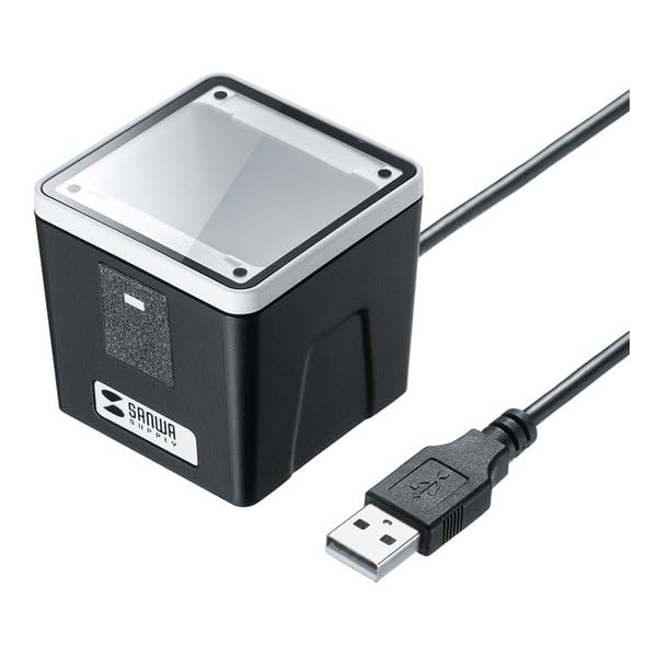 即納 サンワサプライ 2次元バーコードリーダー(卓上タイプ） Amazon.co.jp: サンワサプライ 2次元バーコードリーダー（卓上タイプ
