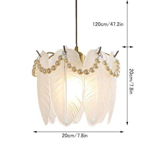 Suspension E27 verre design post-moderne luminaire compact hauteur réglable - 8