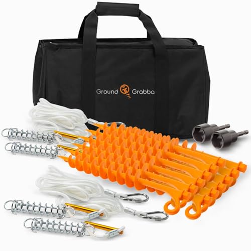 GroundGrabba Lite Camping Kit | Stakes (12), 3/4