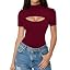 B 03 Short Sleeve Burgundy