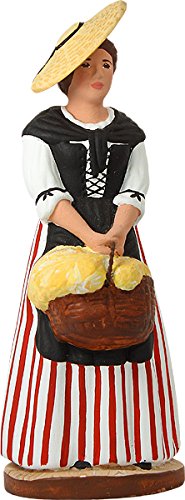 Santons De Provence Arterra - Saint Nicolas 7 Cm - Argile Décorée à La Main - Fabrication Artisanale Française - 4