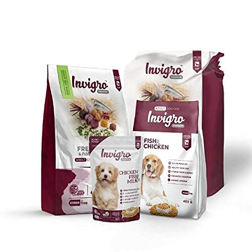 Image of Fish and Milk Adult Dry Dog Food High Protein Formula Complete and Balanced Nutrition for Adult Dogs Strong Muscles Healthy Coat Digestive Support 10 Kg Pack of 1