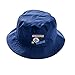 Toubaby Little boy's Summer Hats Kid Bucket Hat Kid Sunhat Cotton 0-6T