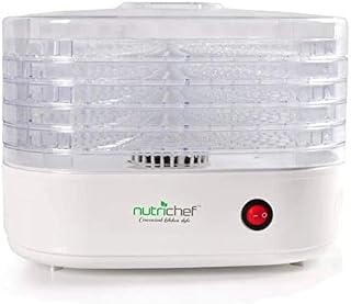 NutriChef Food Dehydrator Machine - Professional Electric Multi-Tier Food Preserver, Meat or Beef