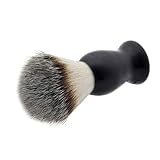 Spazzola da Barba Uomo Nero in Plastica per Barba e Baffi