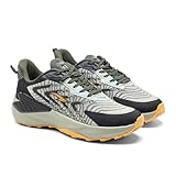 ASIAN EVEREST-08 Men s Trekking Shoes | Lightweight Hiking Shoes with Superior Grip, Memory Foam Cushion | Arch Support, Durable Design Shoes for Boys Olive Black(OLIVBLK)-UK 8