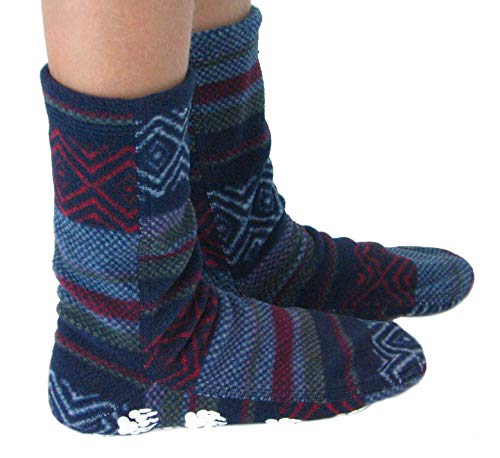 Polar Feet Super Stretchy Non-Constricting Extra-Wide Fleece Socks Nonslip for Men and Women2