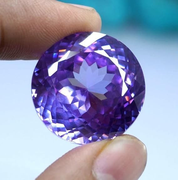 50 Ct Natural Blue Round Cut Huge Zircon Certified Loose Gemstone for Jewellery Making
